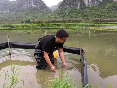 人民網(wǎng)報道我校生化學院易弋博士--把科研成果寫在田間地頭